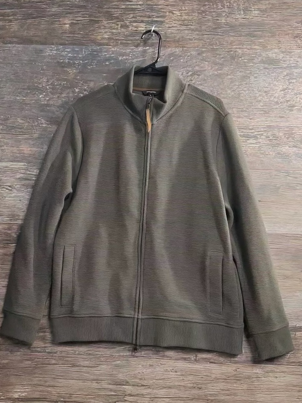 Banana Republic Olive Green Lightweight Zip Jacket